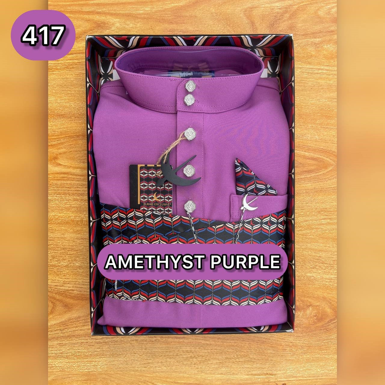 BAJU MELAYU ULTIMATE 2.0 (AMETHYST PURPLE)