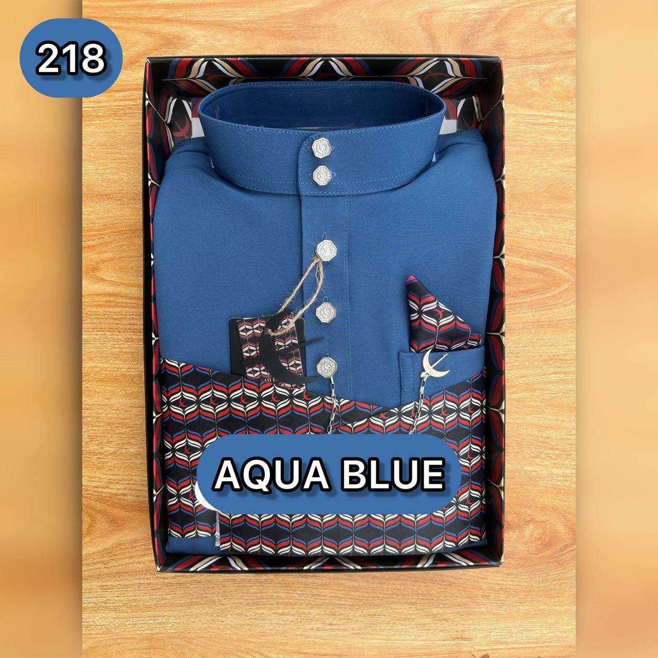 BAJU MELAYU ULTIMATE 2.0 (AQUA BLUE)