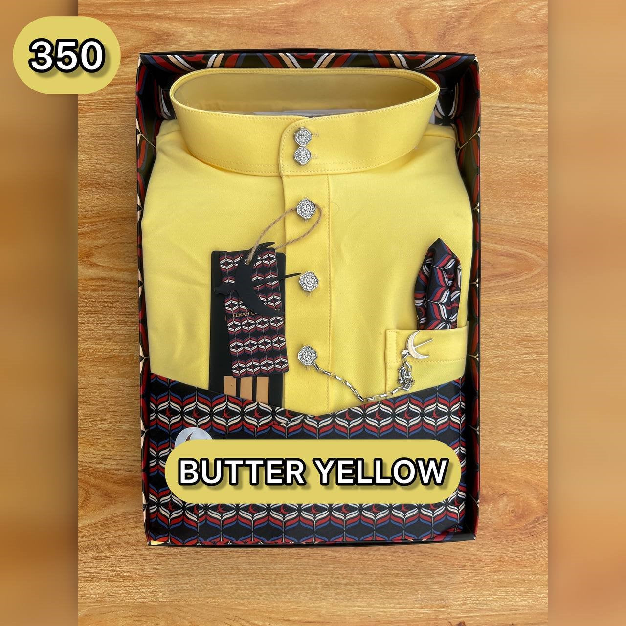 BAJU MELAYU ULTIMATE 2.0 (BUTTER YELLOW)