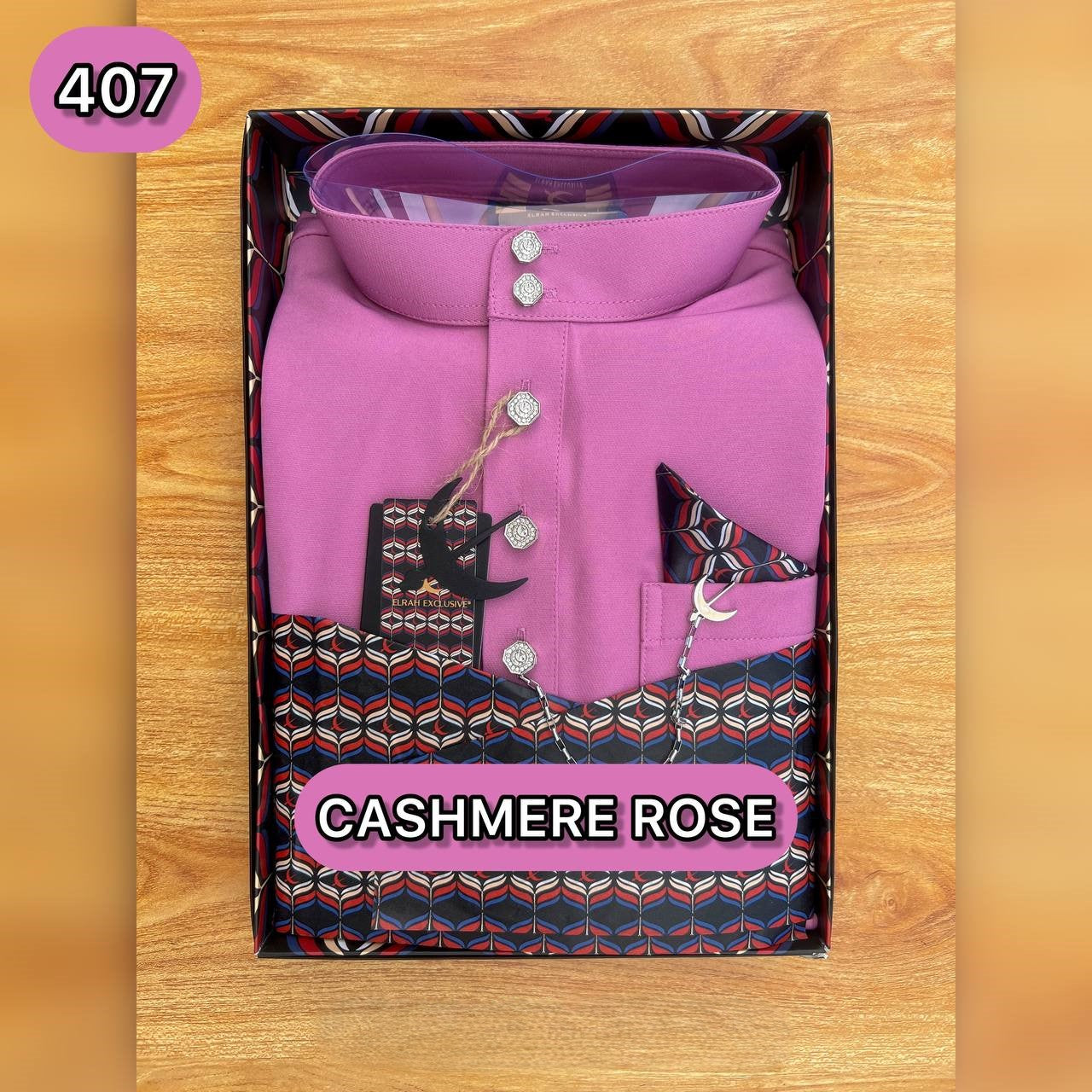BAJU MELAYU ULTIMATE 2.0 (CASHMERE ROSE)