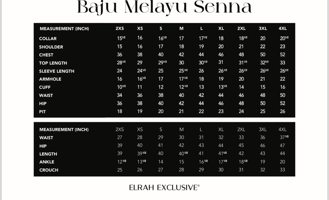 BAJU MELAYU SENNA (MUSTARD)