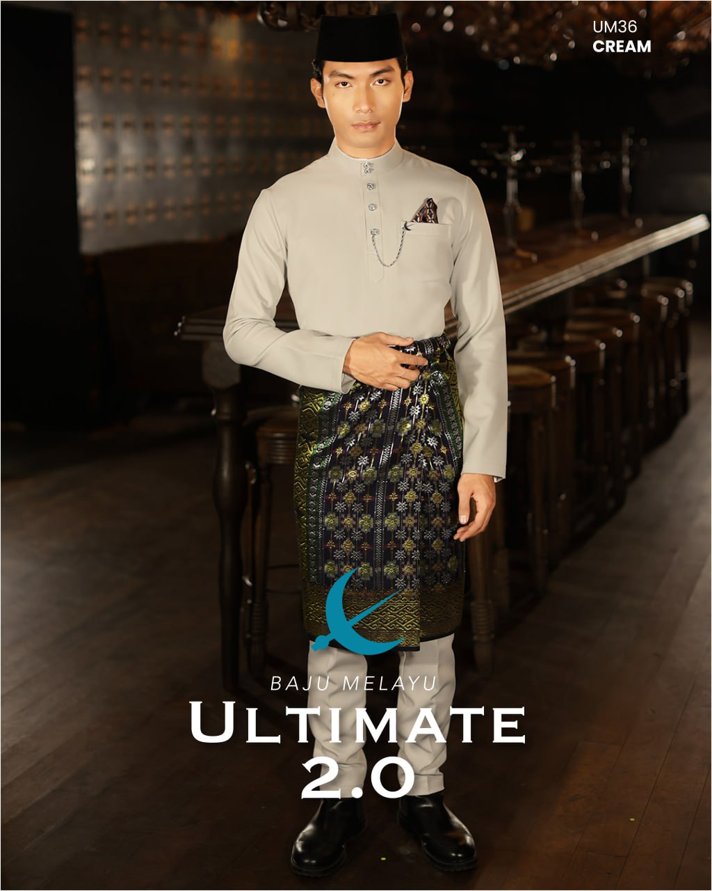 BAJU MELAYU ULTIMATE 2.0 (CREAM)