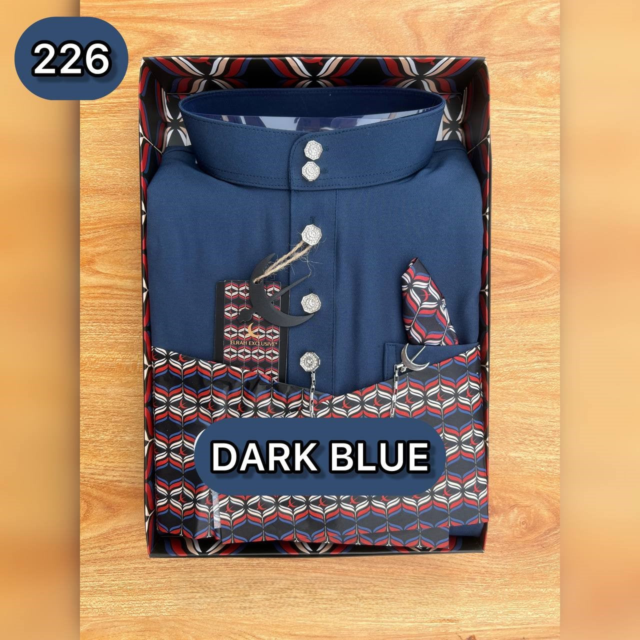 BAJU MELAYU ULTIMATE 2.0 (DARK BLUE)