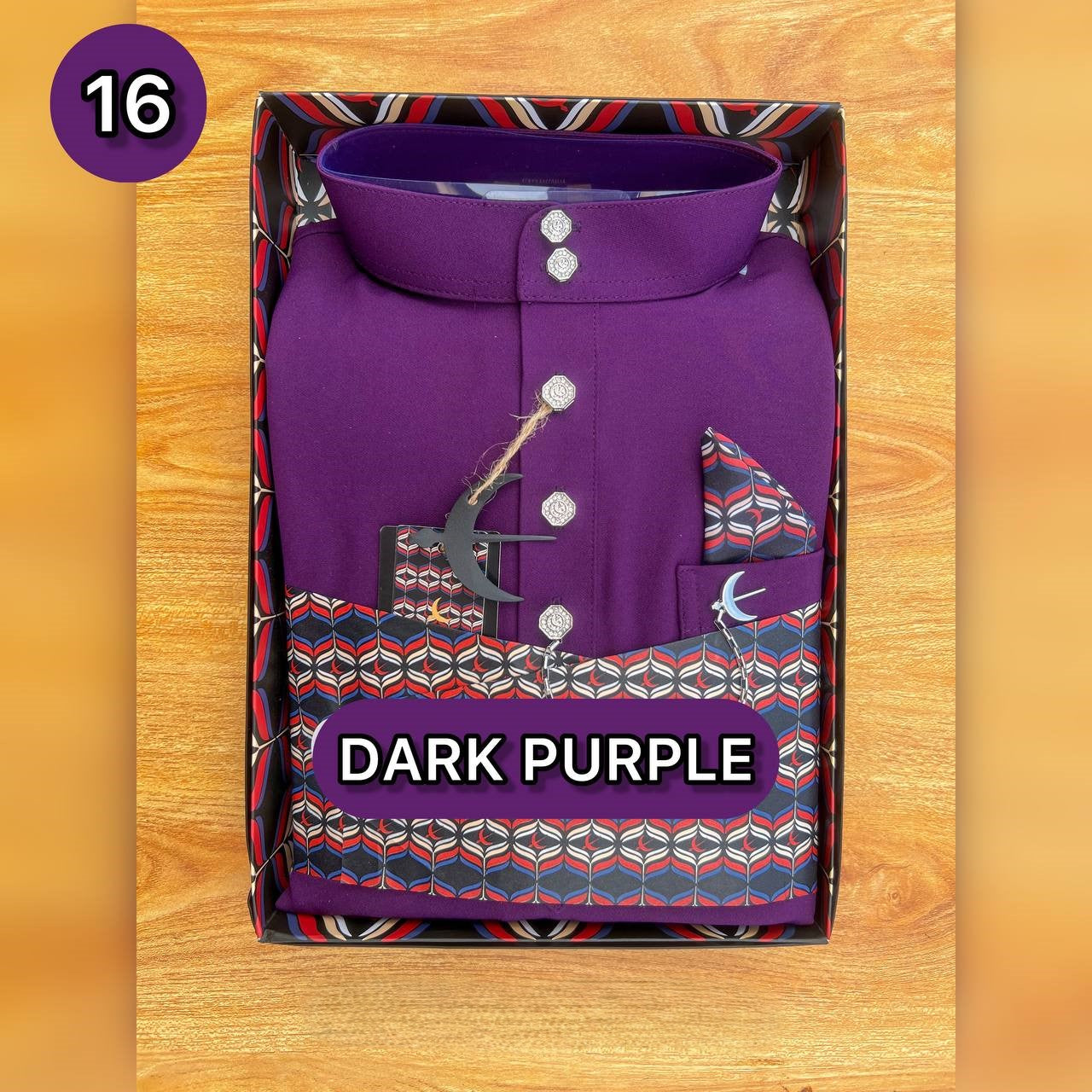 BAJU MELAYU ULTIMATE 2.0 (DARK PURPLE)