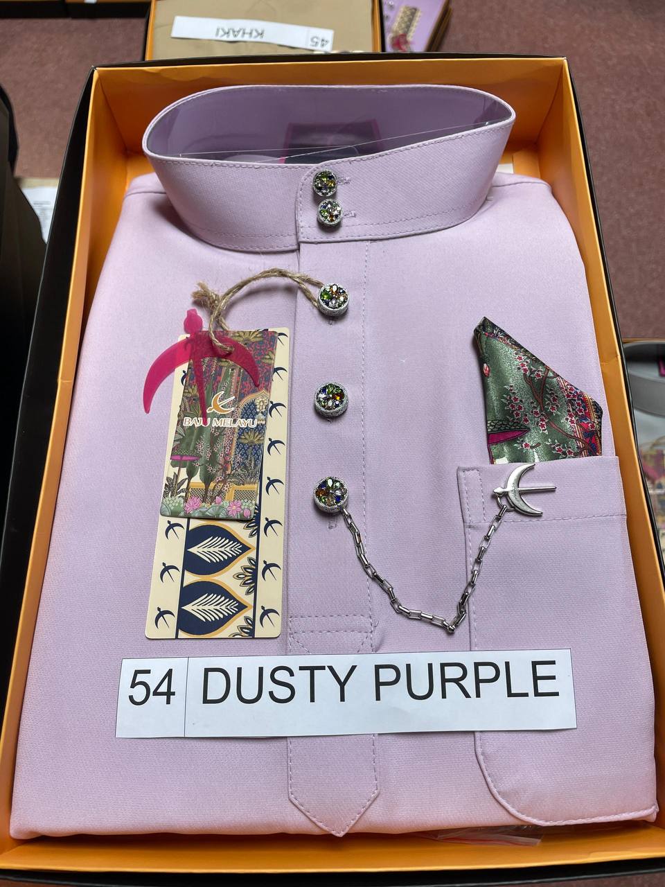 BAJU MELAYU SENNA (DUSTY PURPLE)