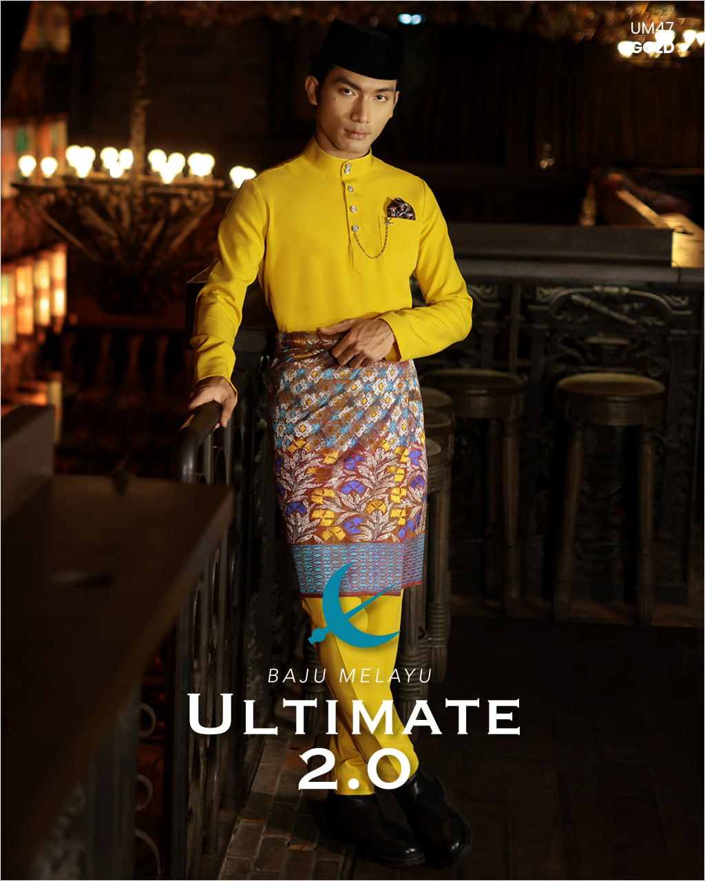 BAJU MELAYU ULTIMATE 2.0 (GOLD)