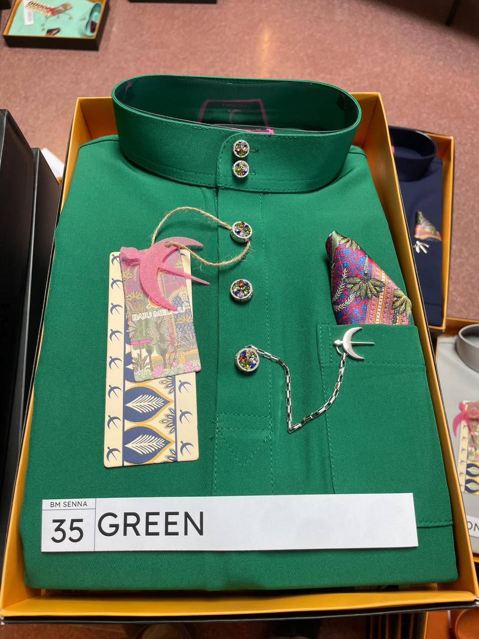BAJU MELAYU SENNA (GREEN)