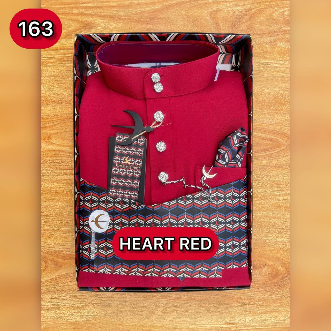 BAJU MELAYU ULTIMATE 2.0 (HEART RED)