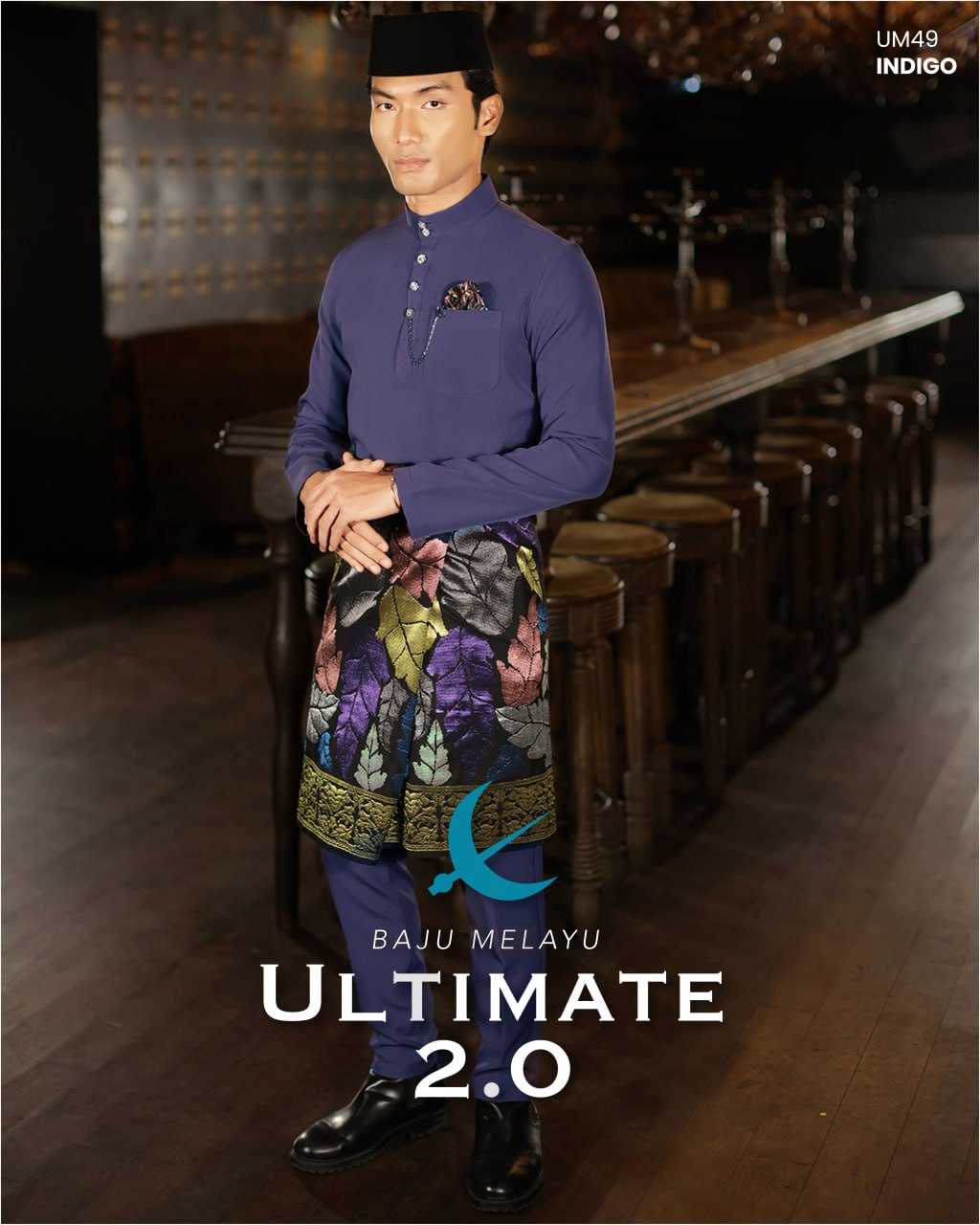 BAJU MELAYU ULTIMATE 2.0 (INDIGO)