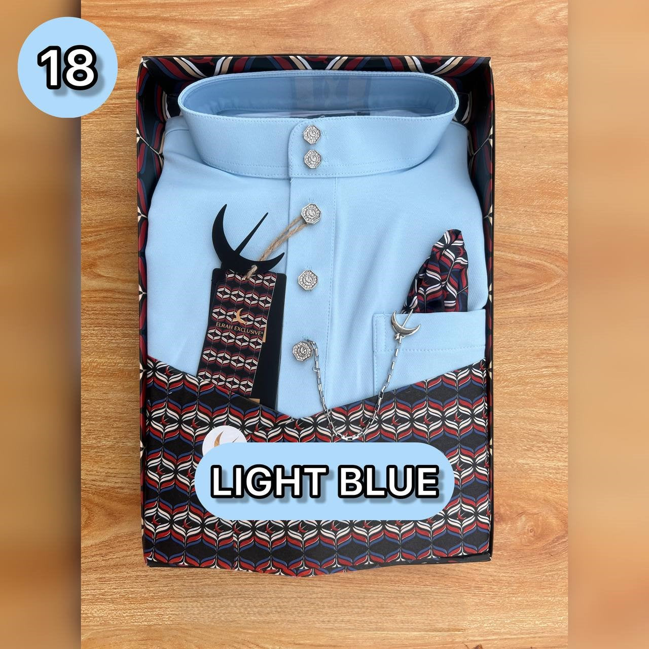 BAJU MELAYU ULTIMATE 2.0 (LIGHT BLUE)