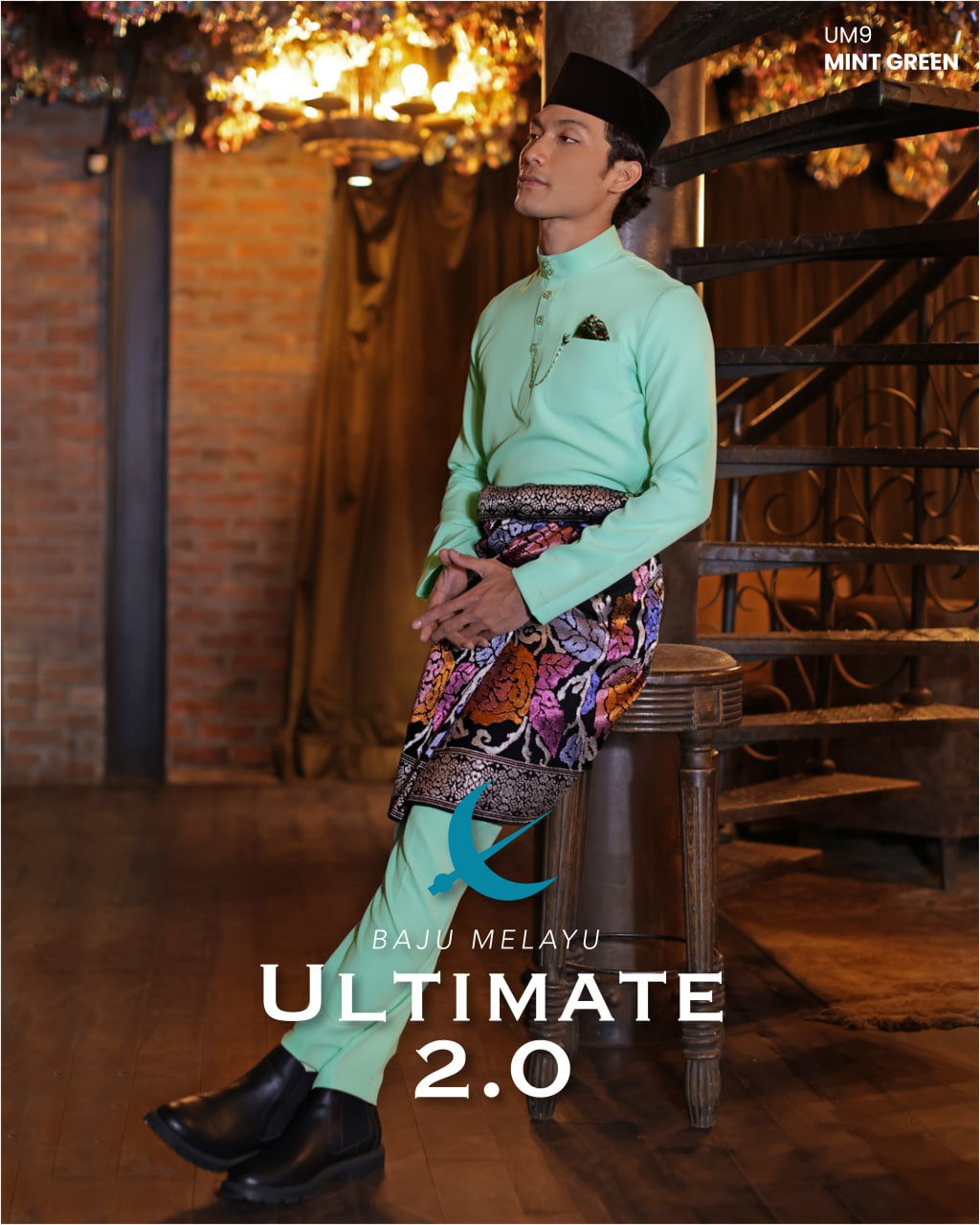 BAJU MELAYU ULTIMATE 2.0 (MINT GREEN)