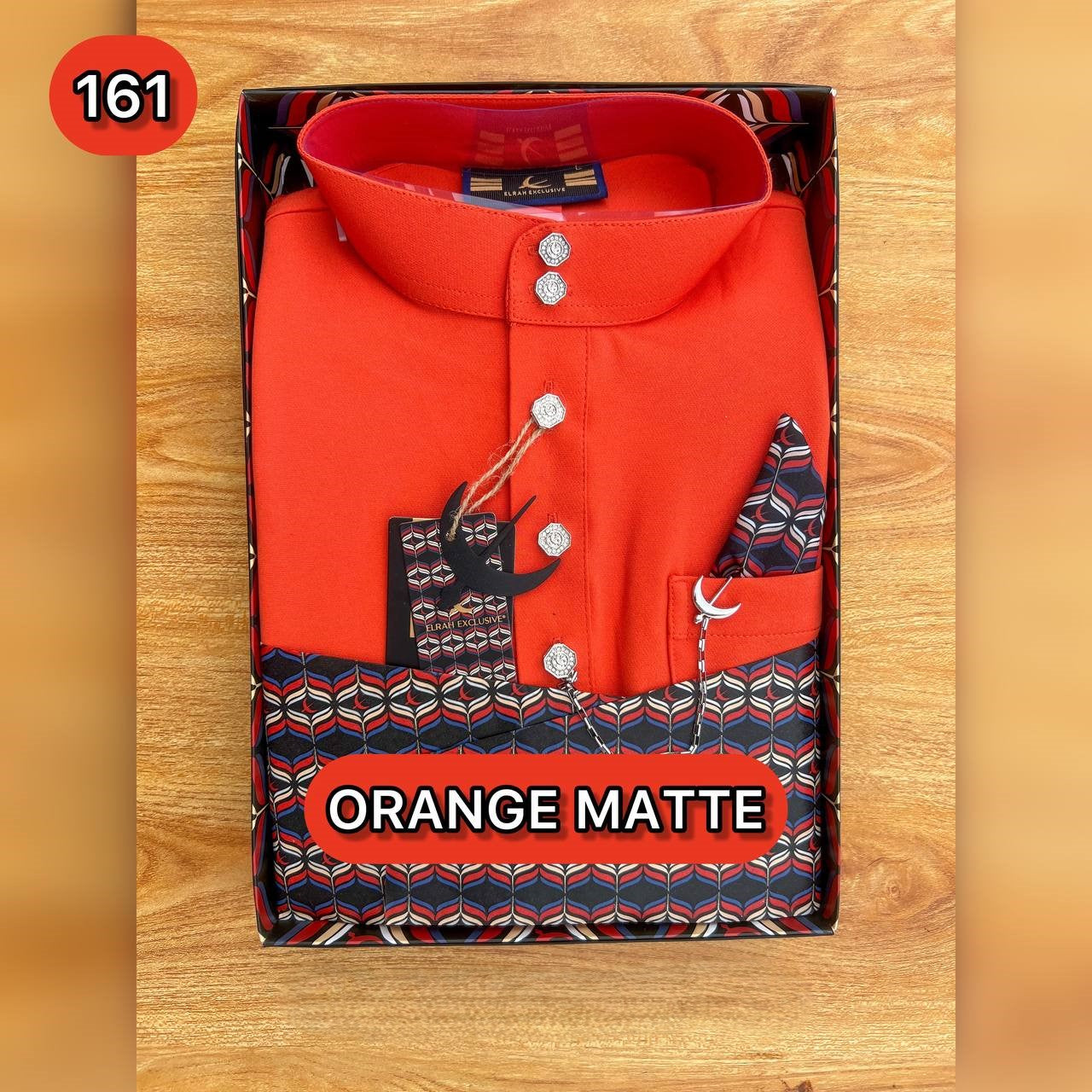 BAJU MELAYU ULTIMATE 2.0 (ORANGE MATTE)
