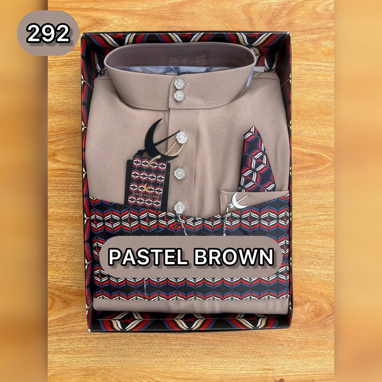BAJU MELAYU ULTIMATE 2.0 (PASTEL BROWN)