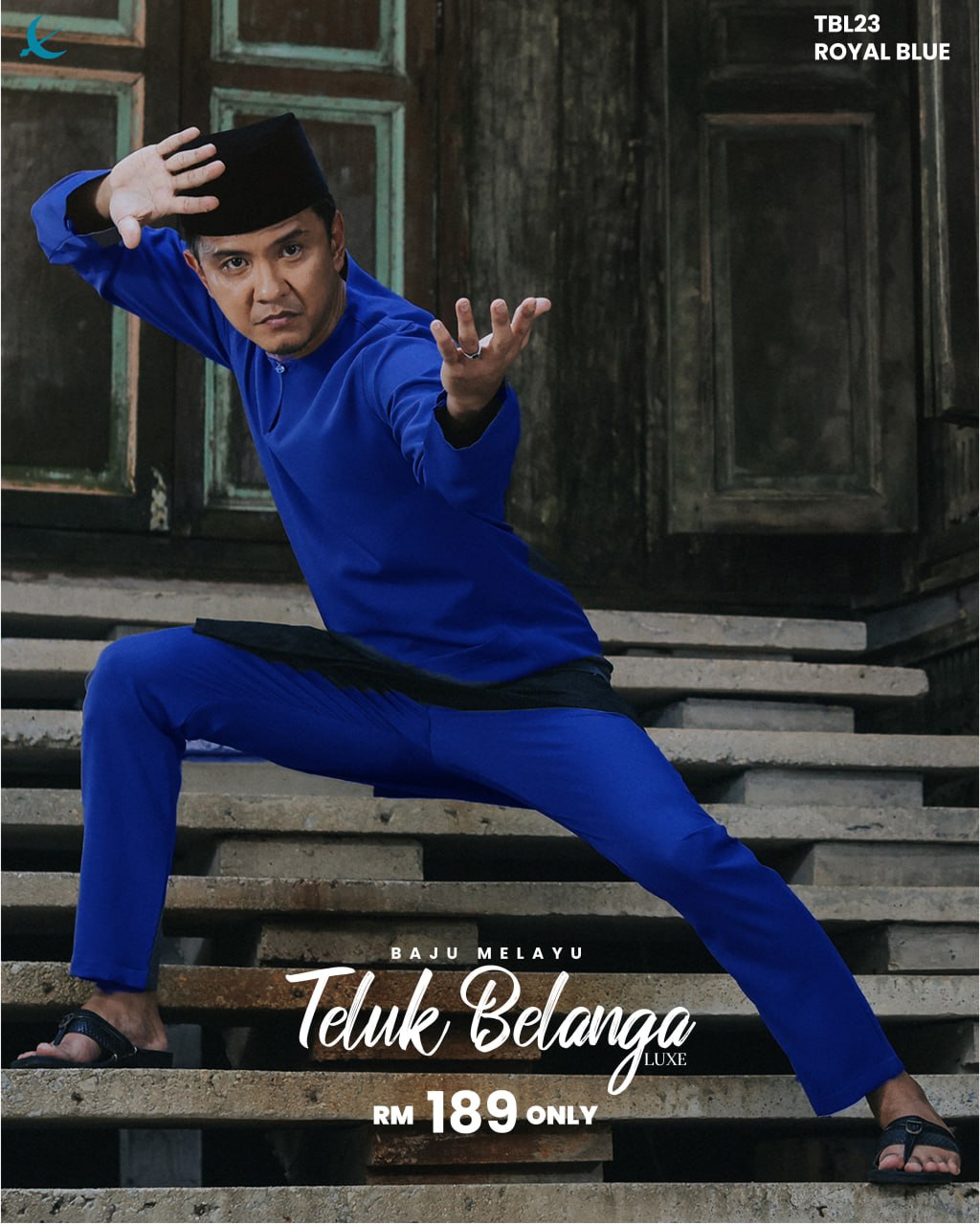 BM TELUK BELANGA LUXE (ROYAL BLUE)