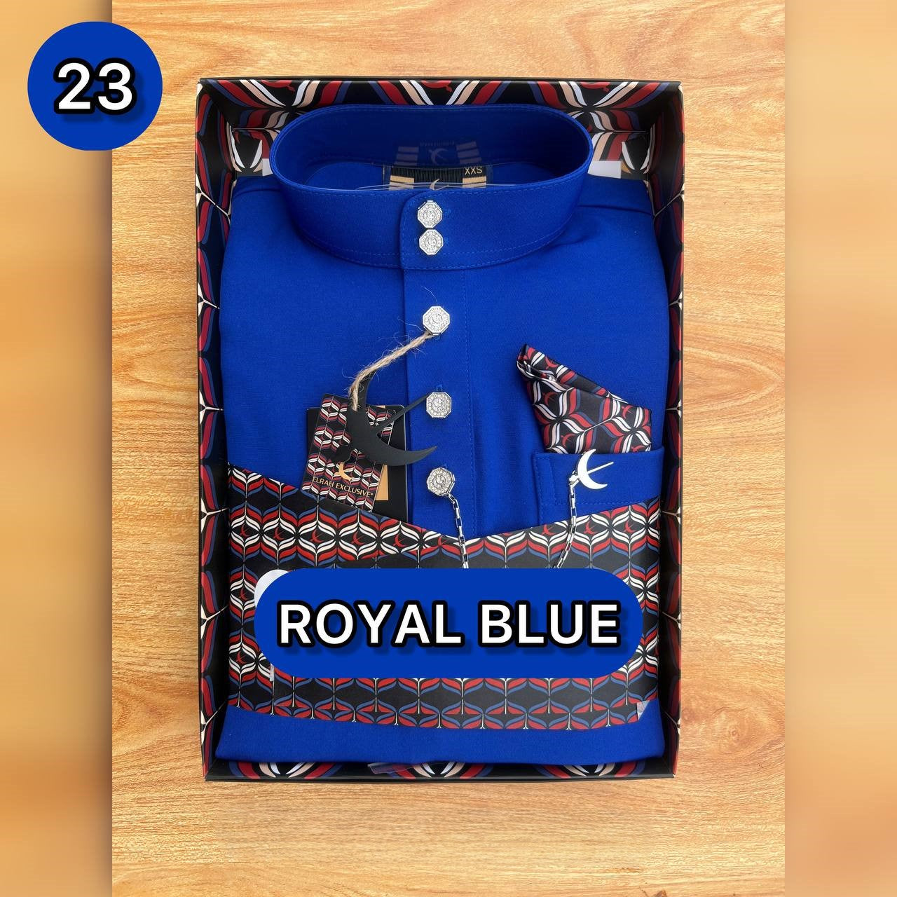 BAJU MELAYU ULTIMATE 2.0 (ROYAL BLUE)