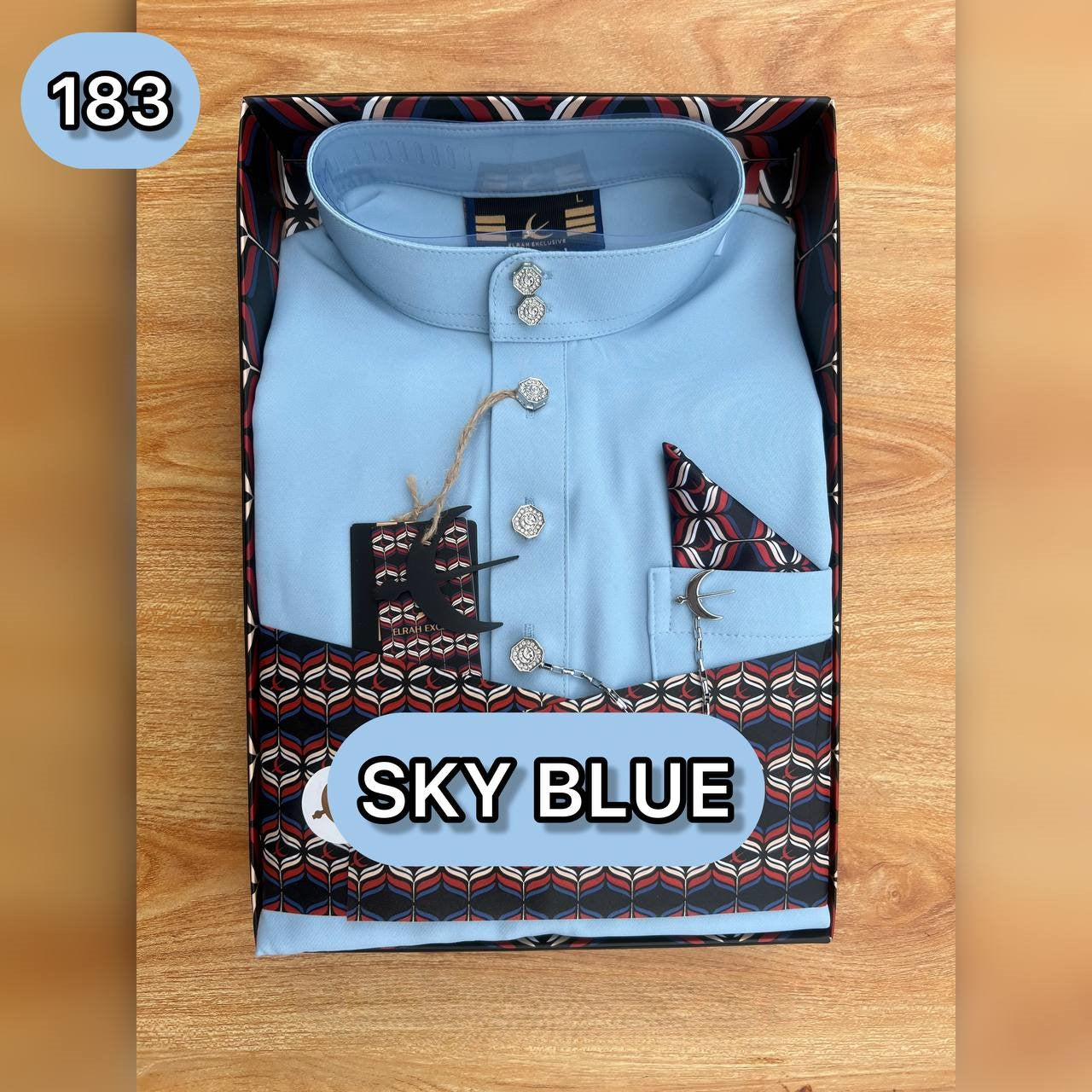 BAJU MELAYU ULTIMATE 2.0 (SKY BLUE)