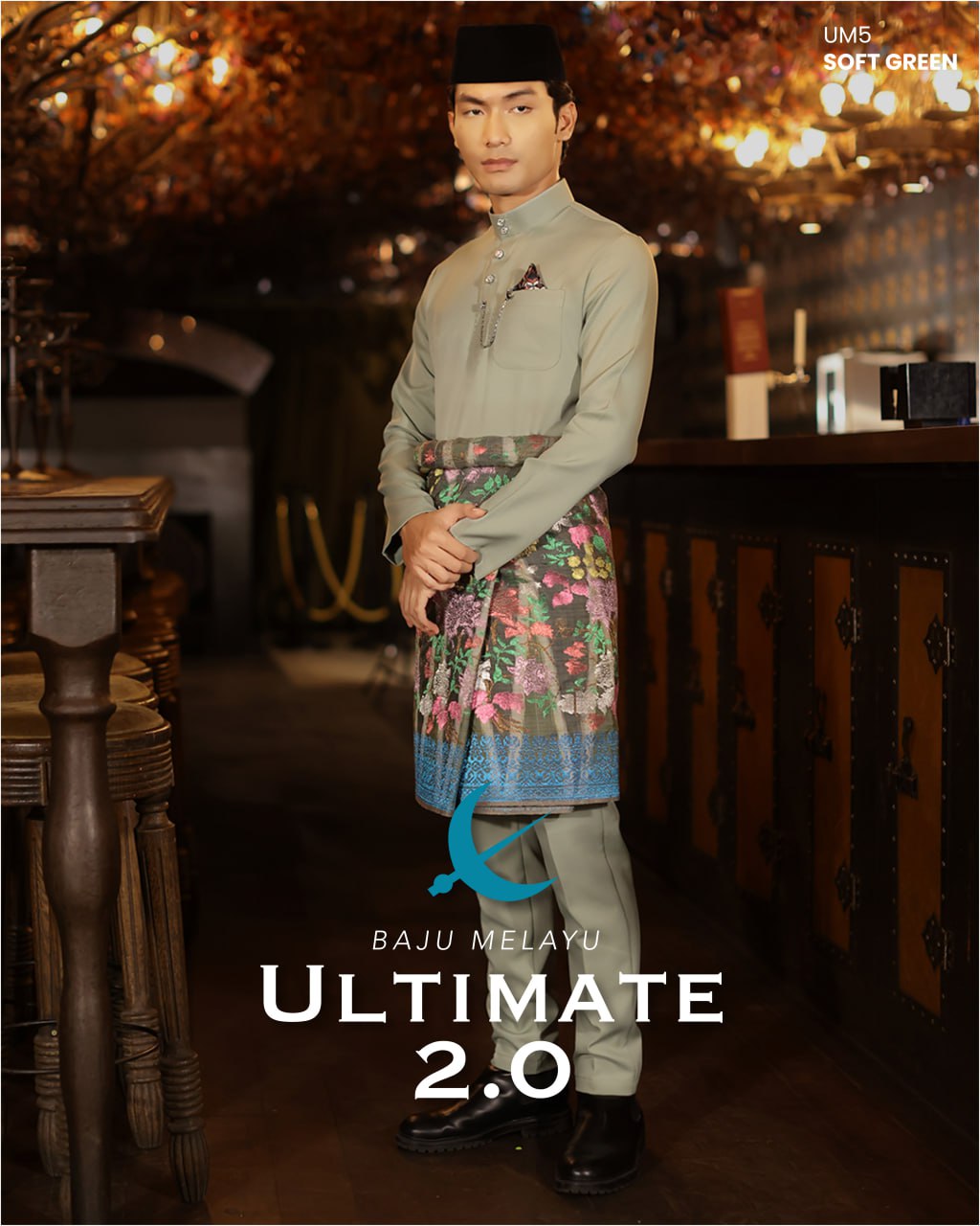 BAJU MELAYU ULTIMATE 2.0 (SOFT GREEN)