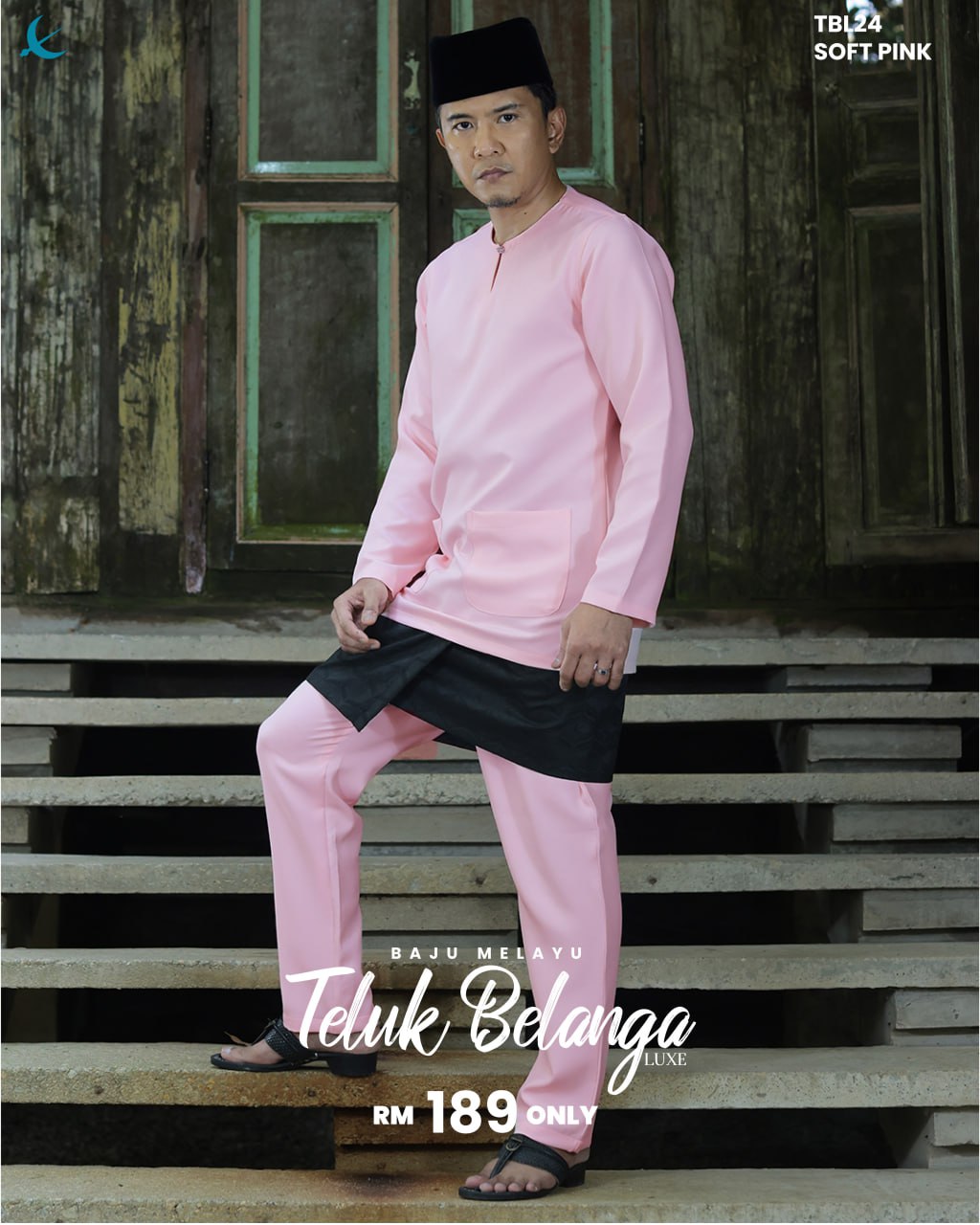 BM TELUK BELANGA LUXE (SOFT PINK)