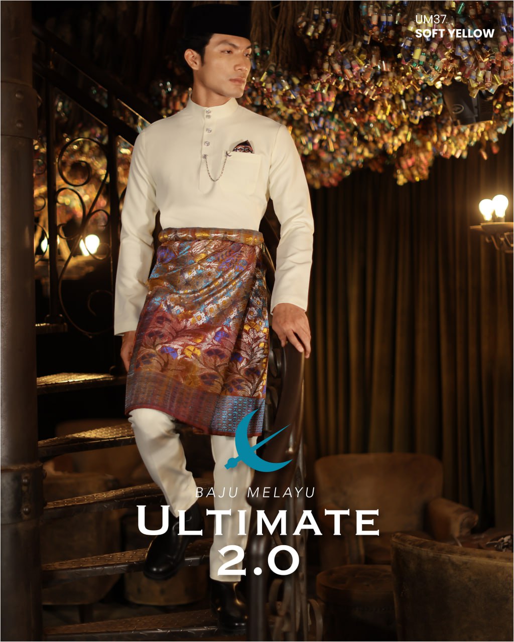 BAJU MELAYU ULTIMATE 2.0 (SOFT YELLOW)