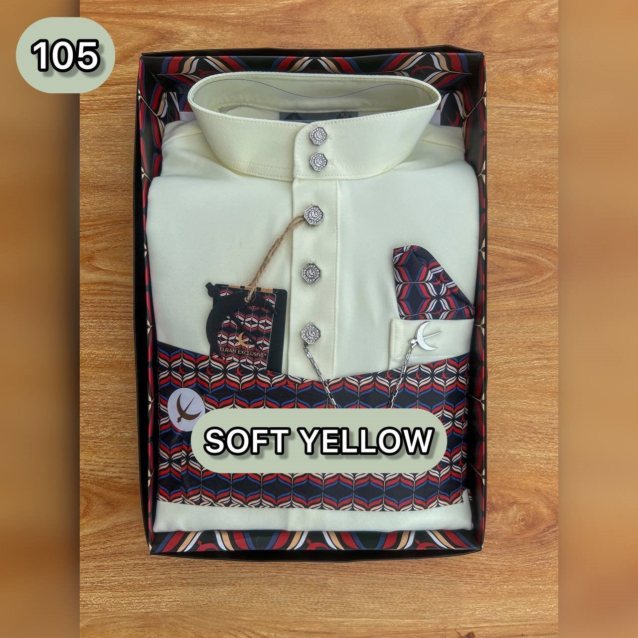 BAJU MELAYU ULTIMATE 2.0 (SOFT YELLOW)