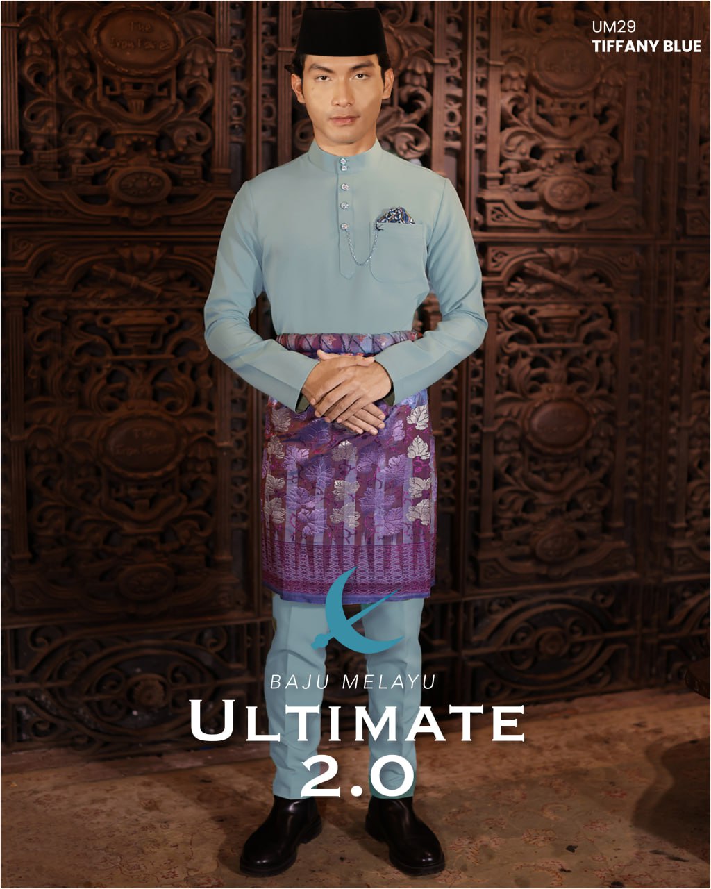 BAJU MELAYU ULTIMATE 2.0 (TIFFANY BLUE)
