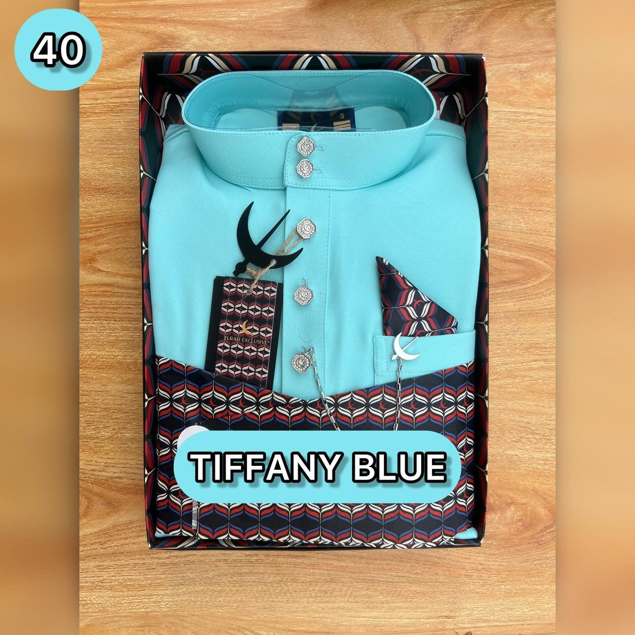 BAJU MELAYU ULTIMATE 2.0 (TIFFANY BLUE)