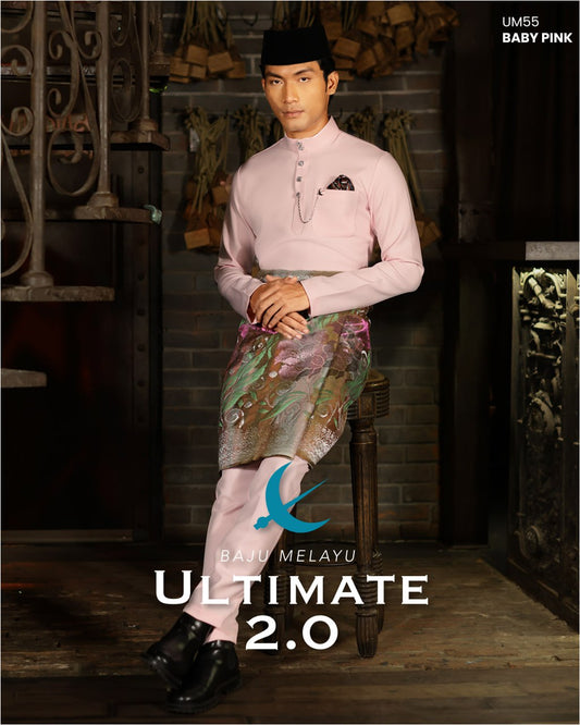 BAJU MELAYU ULTIMATE 2.0 (BABY PINK)