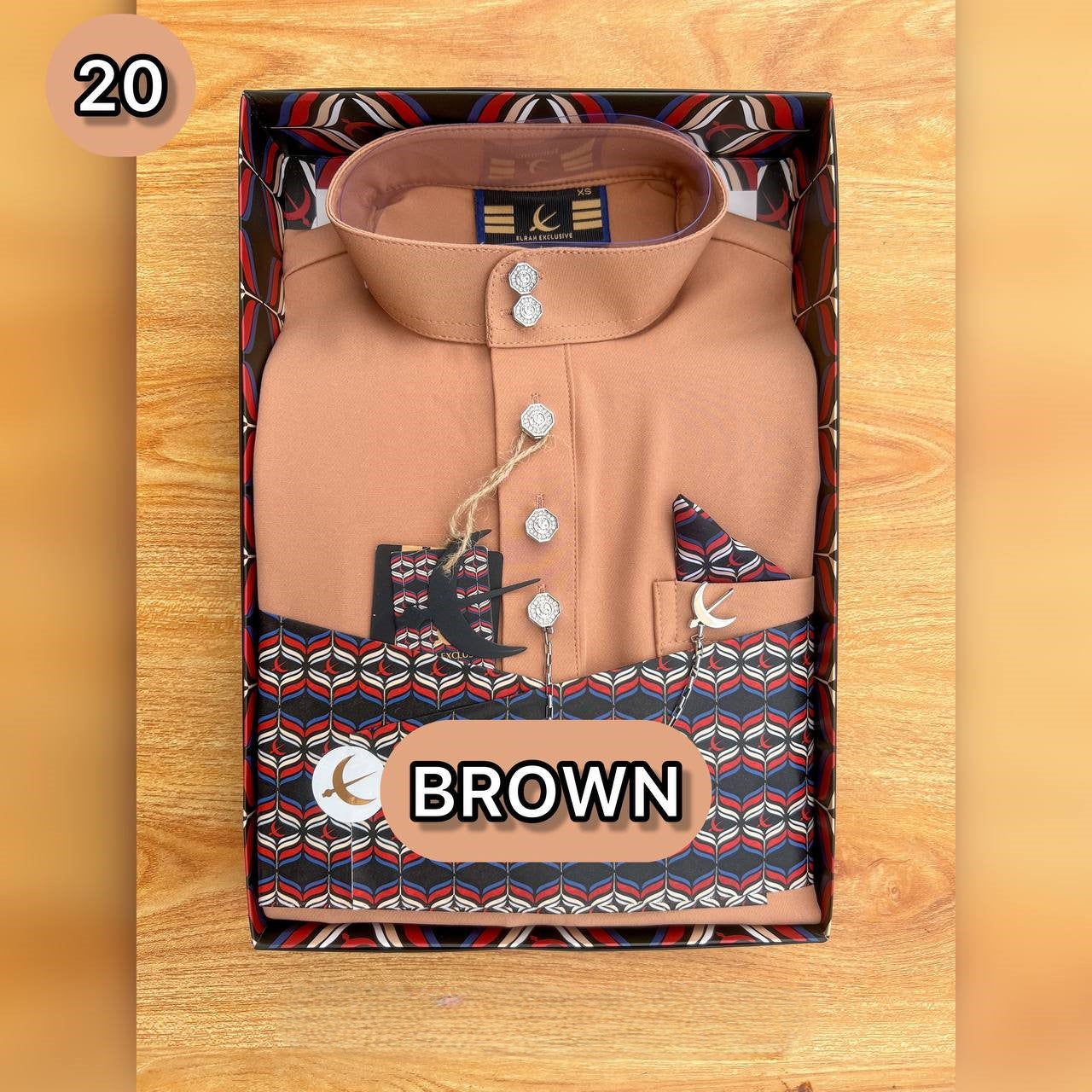 BAJU MELAYU ULTIMATE 2.0 (BROWN)