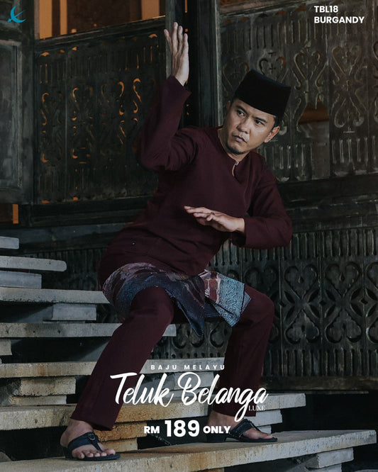 BM TELUK BELANGA LUXE (BURGUNDY)