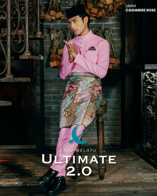 BAJU MELAYU ULTIMATE 2.0 (CASHMERE ROSE)