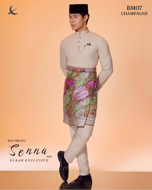 BAJU MELAYU SENNA (CHAMPAGNE)