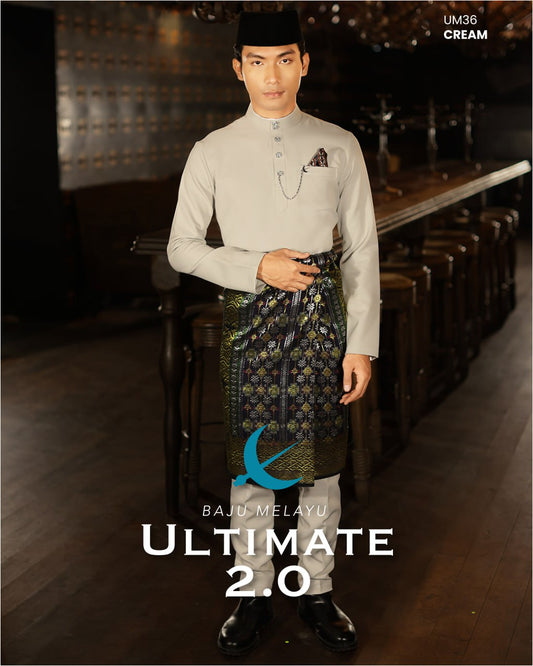 BAJU MELAYU ULTIMATE 2.0 (CREAM)