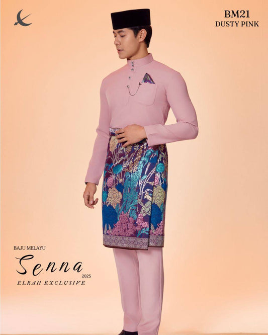 BAJU MELAYU SENNA (DUSTY PINK)