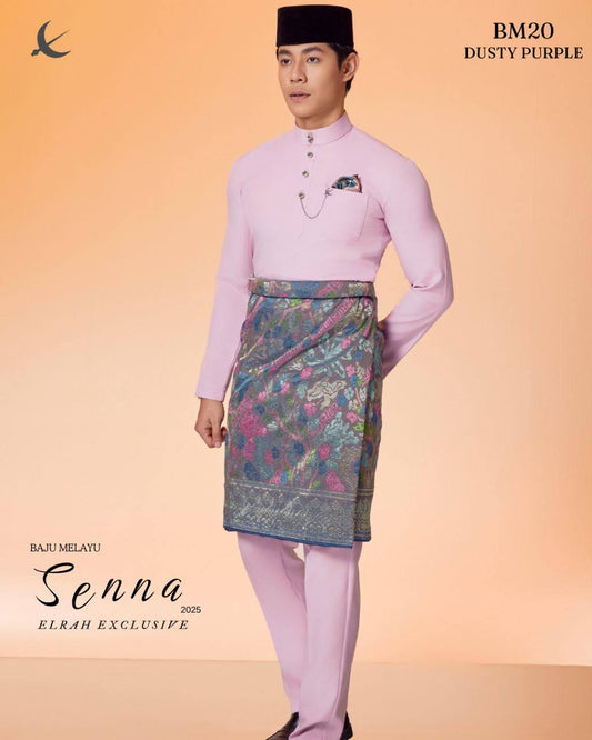 BAJU MELAYU SENNA  (DUSTY PURPLE)