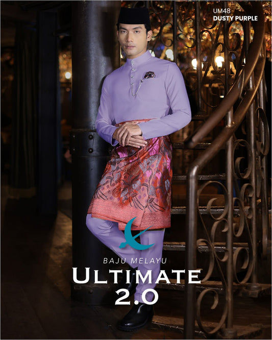BAJU MELAYU ULTIMATE 2.0 (DUSTY PURPLE)