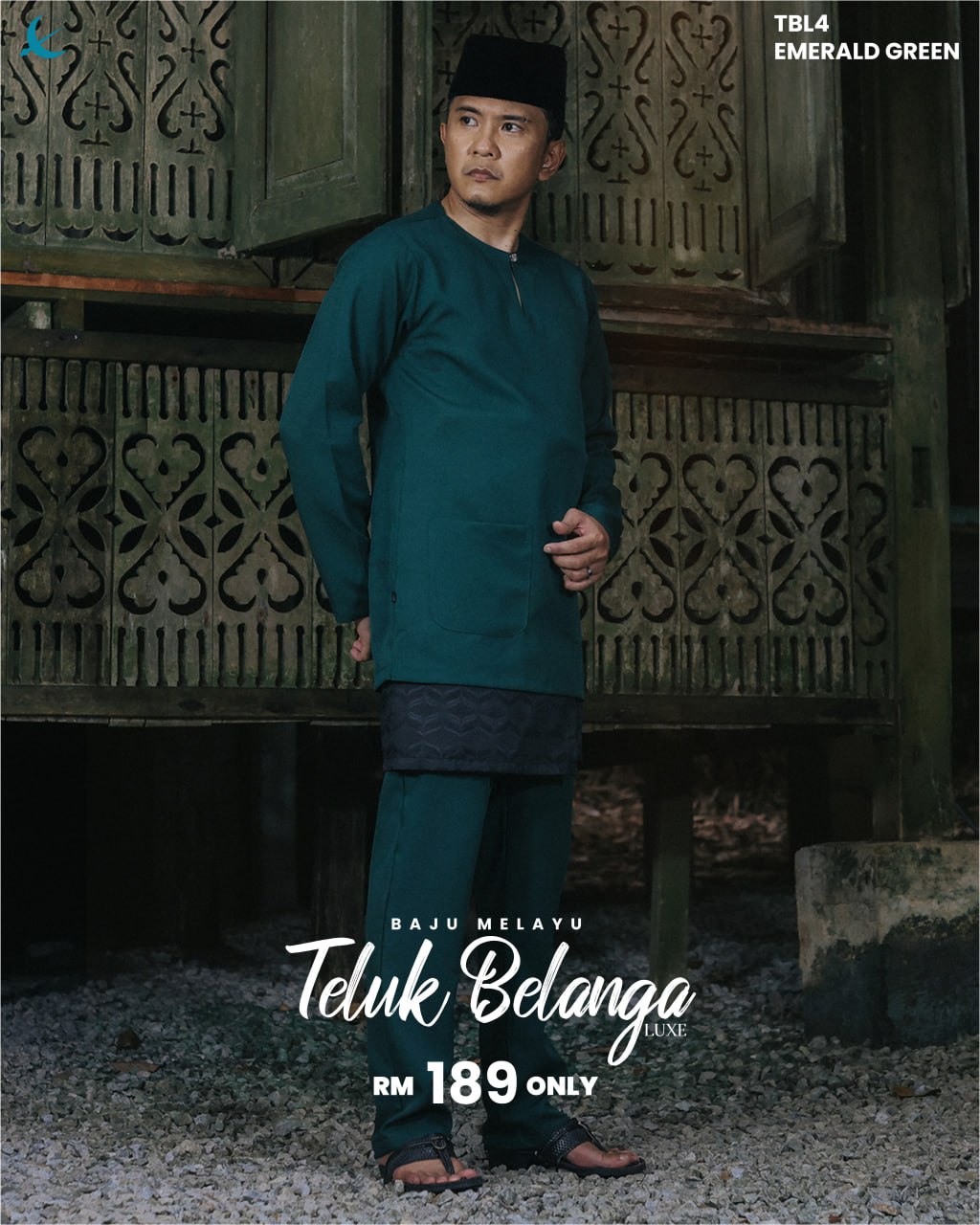 BM TELUK BELANGA LUXE (EMERALD GREEN)