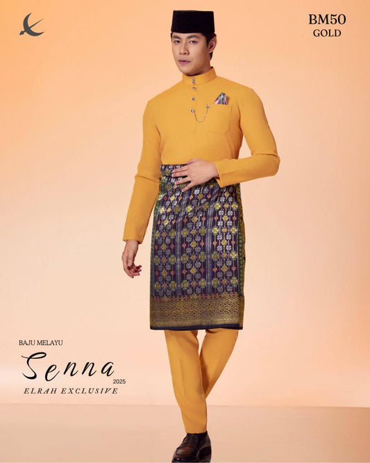 BAJU MELAYU SENNA  (GOLD)