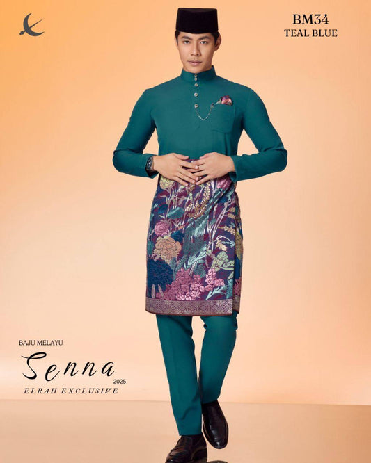 BAJU MELAYU SENNA  (GREEN)