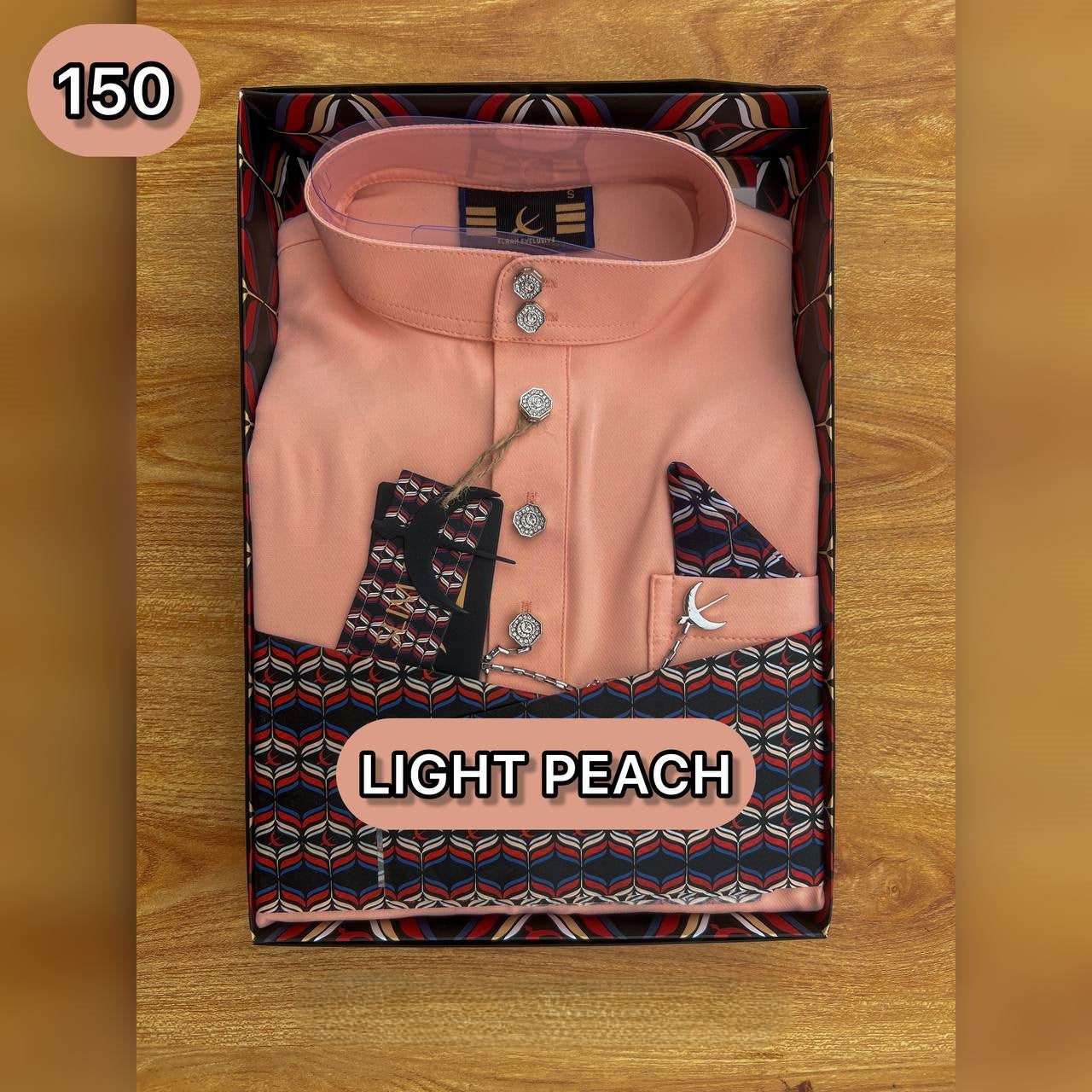 BAJU MELAYU ULTIMATE 2.0 (LIGHT PEACH)