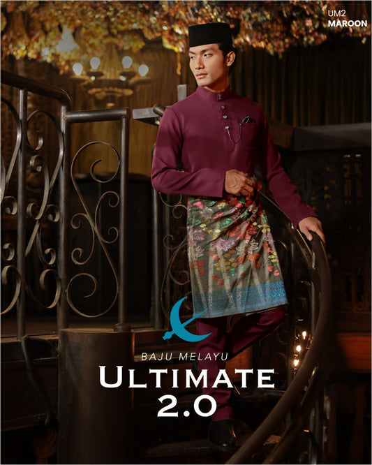BAJU MELAYU ULTIMATE 2.0 (MAROON)