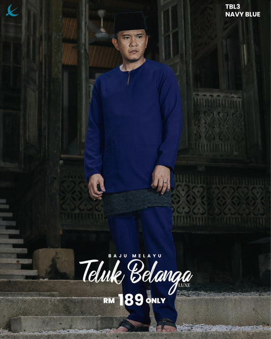 BM TELUK BELANGA LUXE (NAVY BLUE)