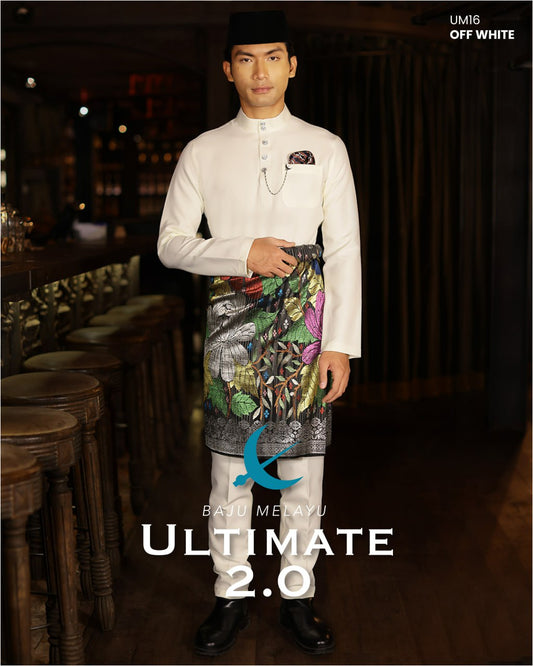 BAJU MELAYU ULTIMATE 2.0 (OFF WHITE)