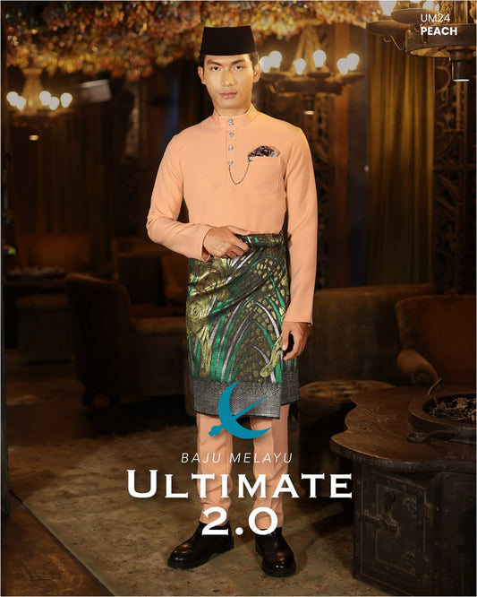 BAJU MELAYU ULTIMATE 2.0 (PEACH)