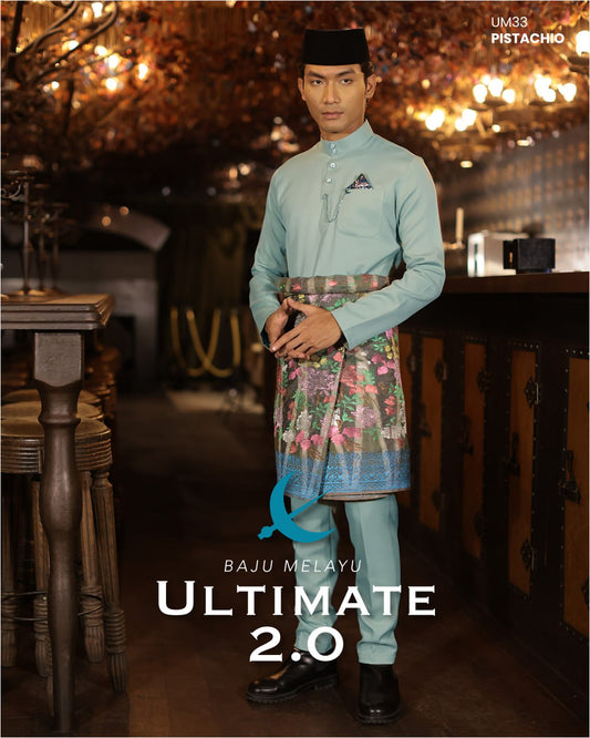 BAJU MELAYU ULTIMATE 2.0 (PISTACHIO)