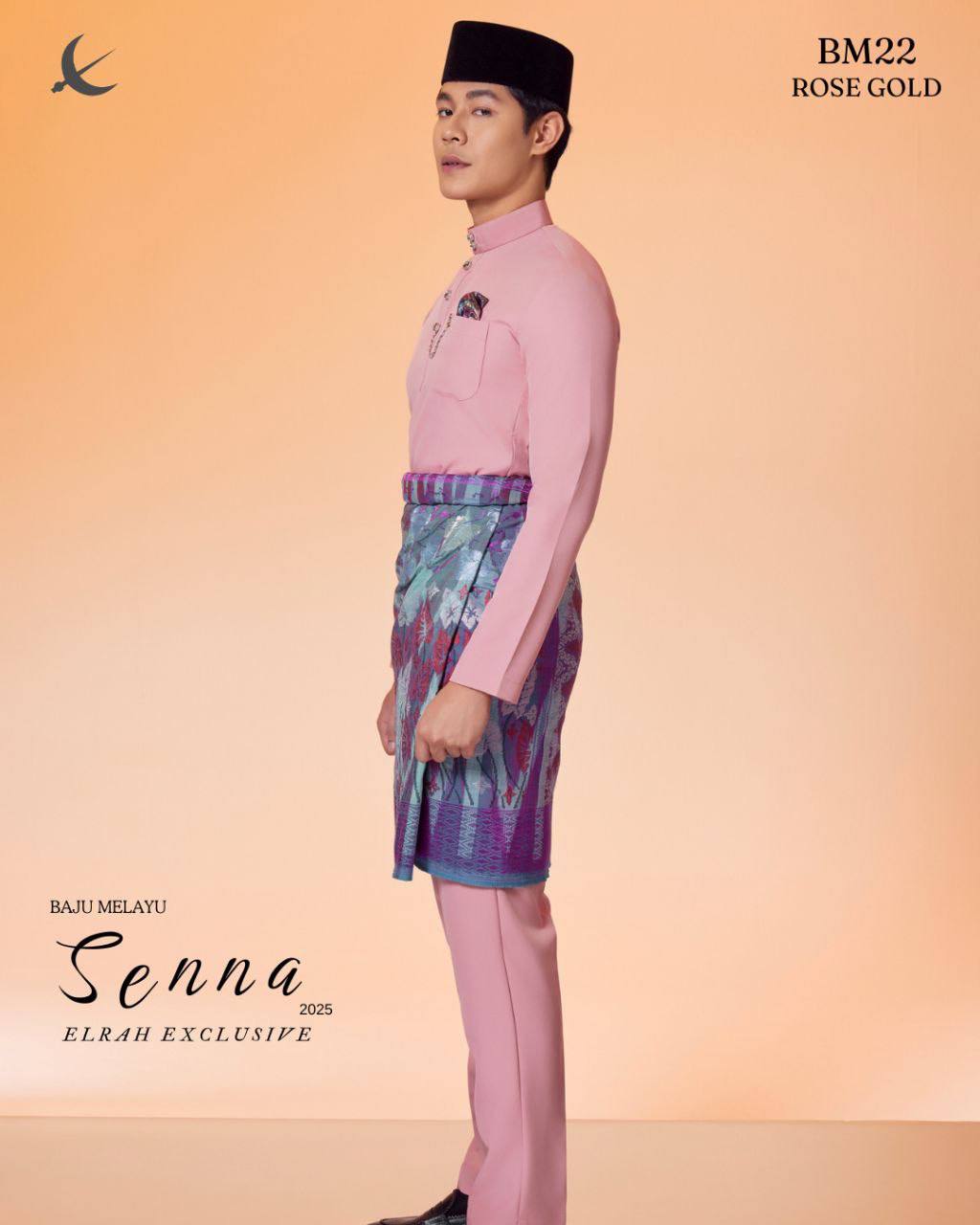 BAJU MELAYU SENNA (ROSE GOLD)