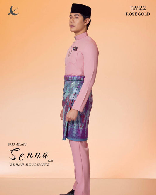 BAJU MELAYU SENNA (ROSE GOLD)