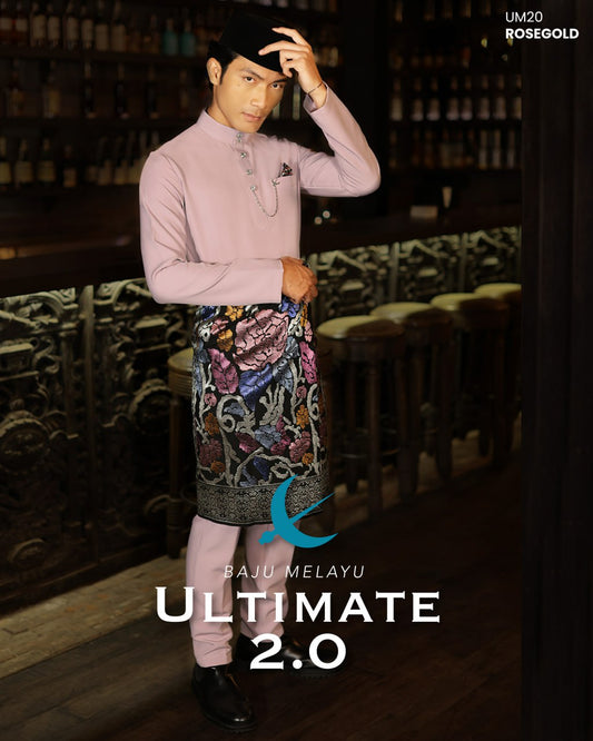 BAJU MELAYU ULTIMATE 2.0 (ROSE GOLD)