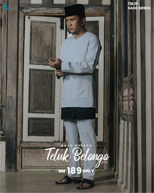 BM TELUK BELANGA LUXE (SAGE GREEN)