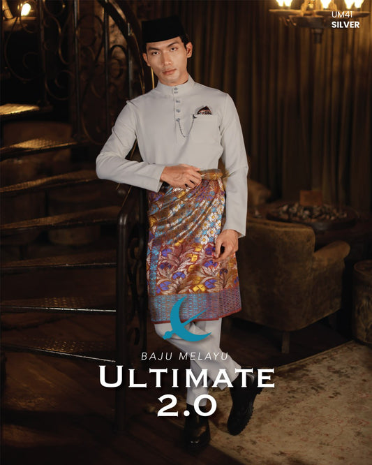 BAJU MELAYU ULTIMATE 2.0 (SILVER)
