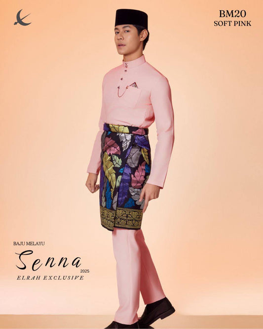 BAJU MELAYU SENNA (SOFT PINK)